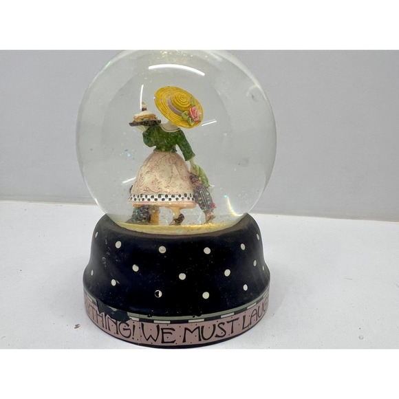 1997 Mary Engelbreit Spring Snow Globe Michel Co We Are Blest By Everything 5” - Picture 3 of 5